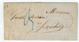 Précurseur écrite De Louvain Vers St Nicolas - 1830-1849 (Belgio Indipendente)