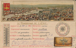 LIEGE.  LITHO.  RELIEF    LE PANORAMA DE LIEGE - Lüttich