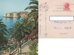Yugoslavia, Croatia, Dubrovnik, World Population Year 1975 - Cartas & Documentos
