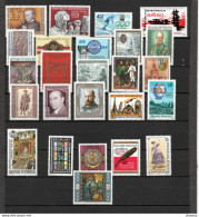 AUTRICHE 1984 Yvert 1592-1595 + 1597-1600 + 1602-1606 + 1608-1612 + 1614 + 1618-1619 + 1622 + 1624-1626 NEUF** MNH - Unused Stamps