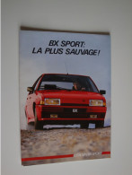 Automobilia Citroën BX Sport Modèle 1986 La Plus Sauvage! - Automovilismo