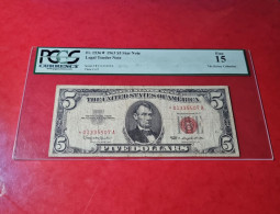 1963 USA $5 DOLLARS *STAR/REPLACEMENT* UNITED STATES BANKNOTE PCGS 15 BILLETE ESTADOS UNIDOS COMPRA MULTIPLE CONSULTAR - Billetes De Estados Unidos (1928-1953)