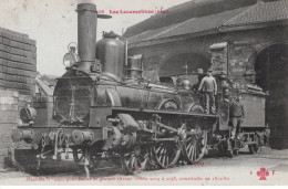 Locomotives Francaises (État) - Machine No. 2042 - Construite En 1880 - Fleury Serie #  18 (rouge) - Trains
