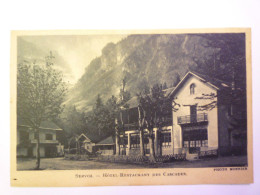 2024 - 1804  SERVOZ  (Haute-Savoie)  :  HÔTEL-RESTAURANT Des CASCADES   XXX - Autres & Non Classés