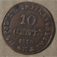 Italie 10 Centesimi 1813 M - Cent Napoléon I - Milan, Lartdesgents.fr - Other & Unclassified
