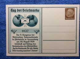 Deutsches Reich. Privatganzsache PP 122 C35/02 - Tag Der Briefmarke 1937(1ZKPVT032) - Interi Postali Privati