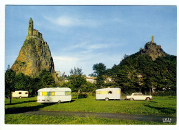LE PUY-EN-VELAY - Le Camping Et Les Rochers St-Michel Et Corneille - Le Puy En Velay