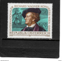 AUTRICHE 1986 Wagner, Compositeur Yvert 1678, Michel 1849 NEUF** MNH - Unused Stamps
