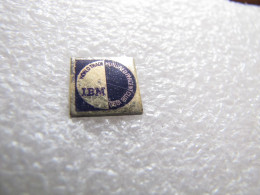 PIN'S   IBM    Dorure Ternie - Informatique