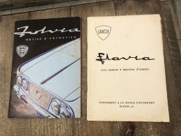 Livrets Sur La Flavia Années 60 Lancia - Auto's