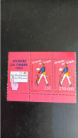 Année 1993 N° 2793A** Journée Du Timbre Facteur A Vélo Paire Attenante Du 2792 Et 2793 Avec Vignette - Unused Stamps