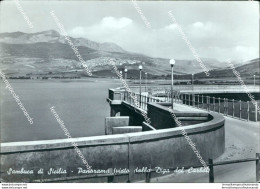 Bm555 Cartolina Sambuca Di Sicilia Panorama Visto Dalla Diga Delcarboi Agrigento - Agrigento
