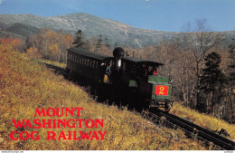 New Hampshire / Mount Washington Cog Railway Cpm - Treni