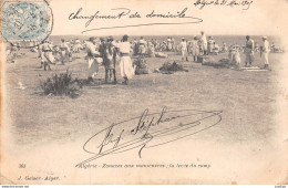 Militaria / ALGERIE / Zouaves Aux Manoeuvres - La Levée Du Camp - Éditions Geiser - 1905 - CPA - Autres & Non Classés