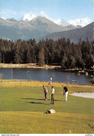 Suisse / Valais / Montana-Crans - Jeux De Golf Et Vue Sur Le Weisshorn - 1969 - CPSM GF - Golf