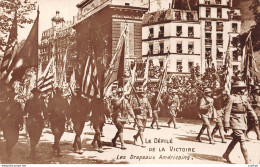 WW1 - CA-PHO - Fête De La Victoire à Paris - Défilé Des "doughboys" Avec Les Drapeaux Américains Le 14 Juillet 1919 - Guerra 1914-18