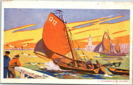 RED STAR LINE : Card From Serie Vessels, By J. T' Felt - World Cruises SS Belgenland Art Series - Passagiersschepen