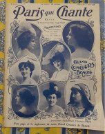 REVUE PARIS QUI CHANTE 1905 N°118 PARTITIONS GRAND CONCOURS DE BEAUTE - Spartiti