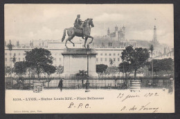 078223/ LYON, Place Bellecour, Statue Louis XIV - Autres & Non Classés