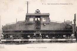 Locomotives Francaises (P.-O.) -  Tracteur E5 - 1er Type électrique  - Fleury Serie #  D-31 - Trains