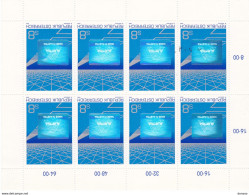AUTRICHE 1988 EXPORTATION FEUILLE DE 8 Yvert 1765, Michel 1936 NEUF** MNH Cote Yv 30 Euros - Unused Stamps