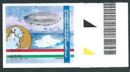 Italia 2018; Spedizione Del Dirigibile “Italia” Al Polo Nord. Bordo Destro. - 2011-20: Mint/hinged