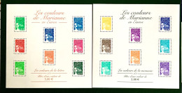 2002 FRANCE BF 45 / 44 - LES COULEURS DE MARIANNE EN EUROS NEUF** - Neufs