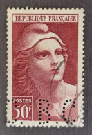 France 1945/47 N°732 Ob Perforé B.C. TB - Gebraucht