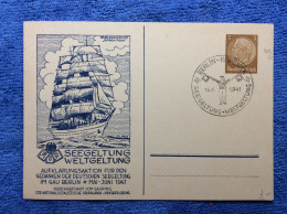 Deutsches Reich. PP122 C119 "Seegeltung-Weltgeltung" SST "BERLIN-KÖPENICK 15.6.1941" (1ZKPVT035) - Private Postal Stationery