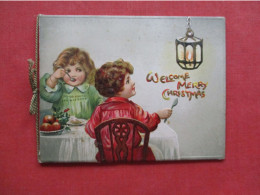 Christmas >  Embossed  Card Booklet   Tuck Series.  3 1/5 X 4 1/2          Ref 6411 - Andere & Zonder Classificatie