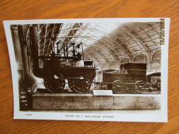 RAILWAY LOCOMOTIVE ENGINE NO 1 DARLINGTON STATION ,  19-5 - Autres & Non Classés