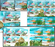 BULGARIA - 2024 - Europa-CEPT - Marine Flora And Fauna - Comp. - MNH - Unused Stamps