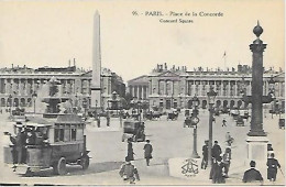 CPA Paris Place De La Concorde - District 08