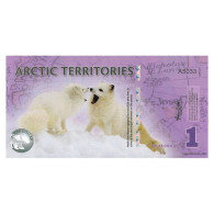 C0010# Territorios Árticos 2012[BLL] 1 Dólar Polar (SC) - Fiktive & Specimen