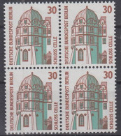 Berlin Mi.Nr.793A - Schloss Celle ( Viererblock) - Unused Stamps