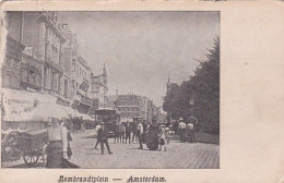 1838	88	Amsterdam, Rembrandtplein (poststempel 1902)(zie Hoeken En Linkerkant) - Amsterdam