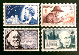 1956  N 1055 A 1058 - INVENTEURS ET SAVANTS . FLAMMARION / TELLIER / SABATIER / FABRE - NEUF** - Unused Stamps