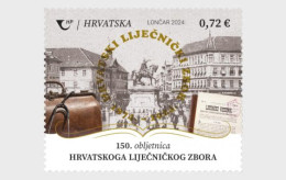Croatia 2024 The 150th Anniversary Of The Croatian Medical Association Stamp 1v MNH - Croatie