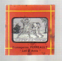 M030 - DIAPOSITIVE FROMAGERIE PERREAULT - DUEL DE CHEVALIERS - Sonstige & Ohne Zuordnung