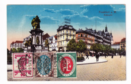 Postkard 1919 Frankfurt Am Main Deutsche National Versammlung Nationalversammlung Élection - Covers & Documents