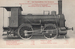 Les Locomotives Etrangeres (État Bavarois ) - Nom 'Landwuhrden' - Fleury CPA  Serie # 93 Rouge  -  CPA - Treni