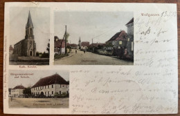 Wolfganzen - Multi-vues - Gasthaus Zum Lamm - Verlag L. Rauch Buchhandlung - 14/05/1907 - Neuf Brisach