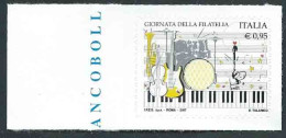 Italia, Italy, Italien, Italie 2017; Giornata Della Filatelia: Strumenti Musicali, Musical Instruments. Bordo. - Stamp's Day