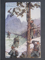 AK AUSTRIA Alpenjäger 1916 Feldpost // P9074 - Guerre 1914-18