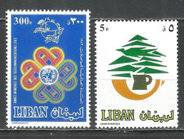 LIBAN Lebanon 1983 MNH (**) Mi.# 1312 , 1320 - Libanon