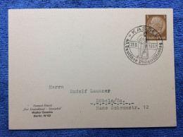 DR - PP122 B7/01 - Walter Goeks, SST "Kassel 23.5.1937 43. Deutscher Philatelistentag"  (1ZKPVT039) - Private Postal Stationery