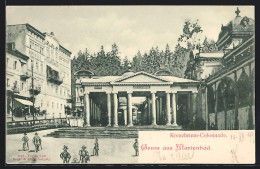 AK Marienbad, An Der Kreuzbrunn-Colonnade  - Tchéquie