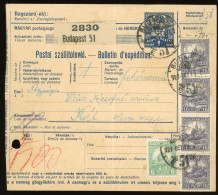 HUNGARY NICE Parcel Card To Kál 1927. - Lettres & Documents
