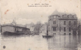 MEAUX Inondations 25-26 Et 27 Janvier 1910 Quai THIERS - Meaux