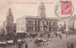 1830	16	Port Elizabeth, G. P. O. Town Hall, Market Square. (little Crease Corners) - Afrique Du Sud